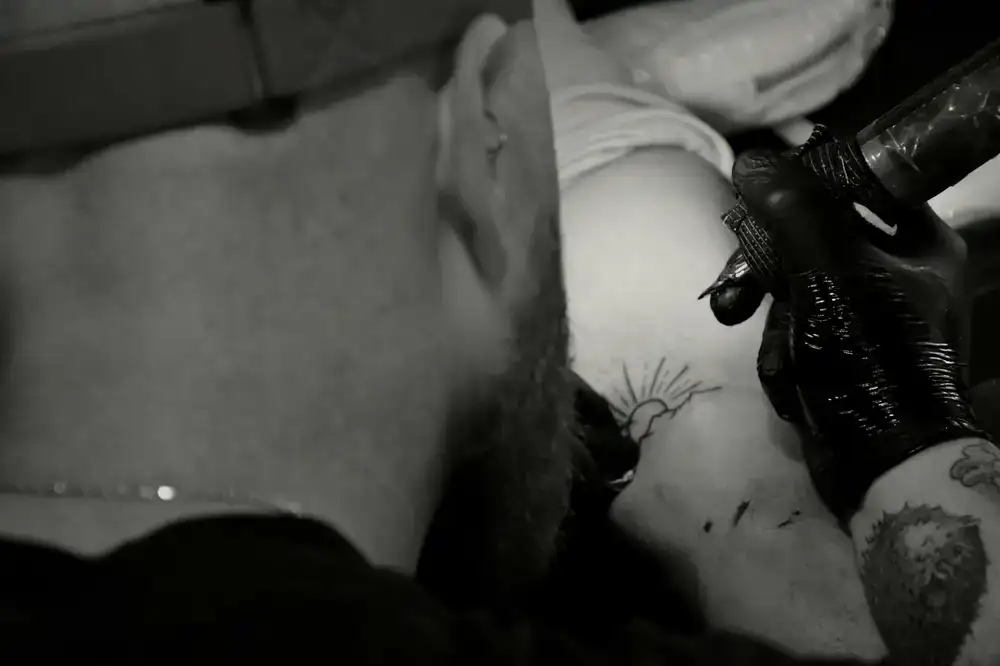 Bold traditional style tattoo